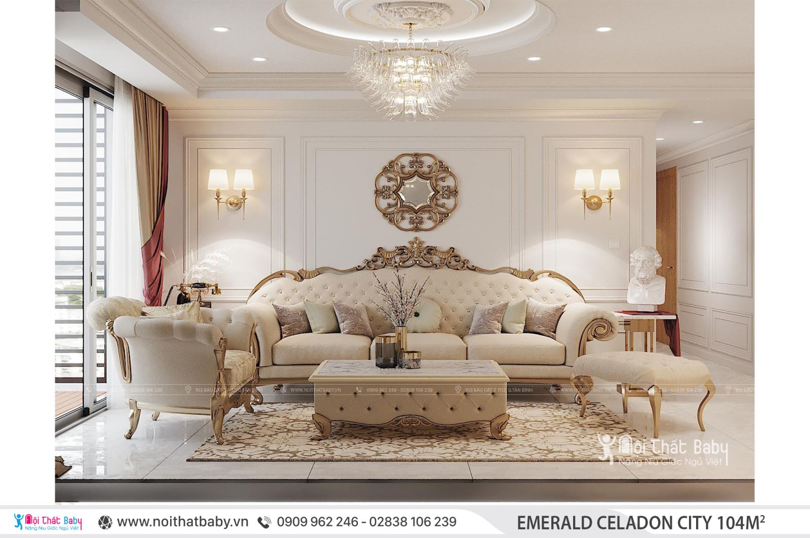 Tổng hợp các mẫu thiết kế nội thất Chung cư Emerald Celadon City